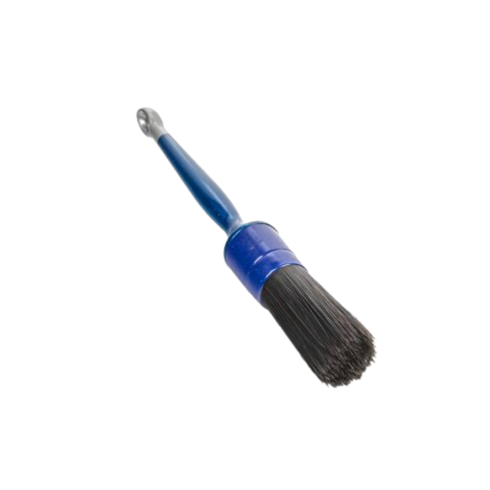 Mėlynas šepetėlis su juodais šereliais 18 dydis