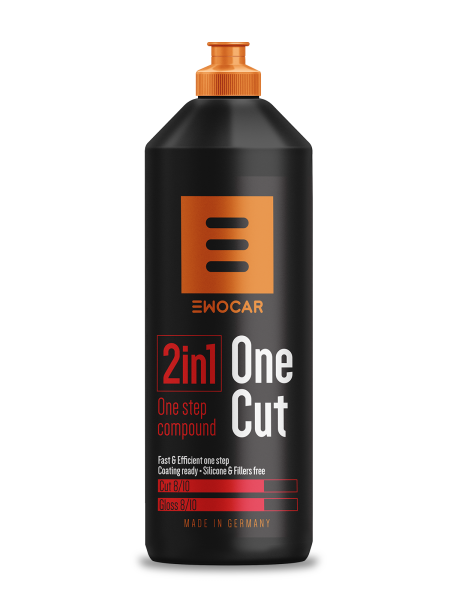 EWOCAR One Cut 2in1 - Vienažingsnė poliravimo pasta 1000ml
