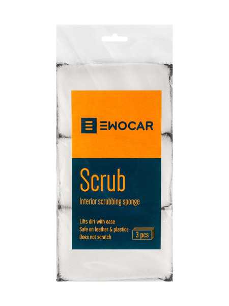 EWOCAR Scrub Sponges - Valymo kempinės