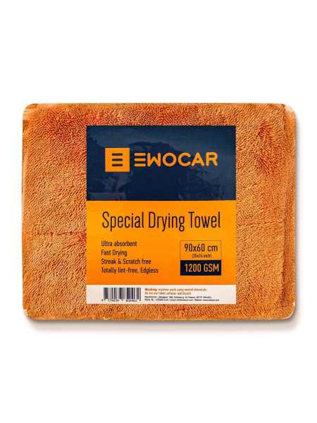 EWOCAR Special Drying Towel - Automobilio sausinimo šluostė 1200 GSM 60x90 - Orange