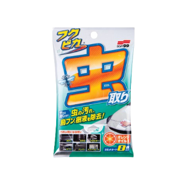 SOFT99 Vabzdžių Valymo Servetėlės – Bugs & Dropping Removal