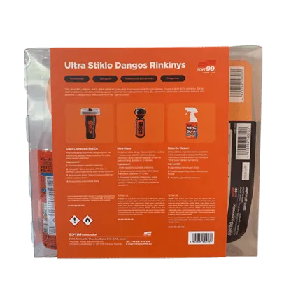 SOFT99 Ultra Glaco Stiklo Dangos Rinkinys